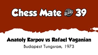 Anatoly Karpov vs Rafael Vaganian â€˘ Budapest  Tungsram 1973 [upl. by Nedroj]