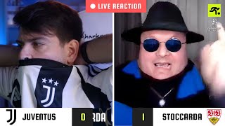 JUVENTUSSTOCCARDA 01 LIVE REACTION  TIFOSI JUVENTINI vs GUFI  TIFOSIAMO [upl. by Nialb]