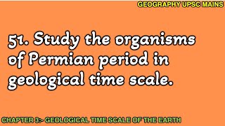 351 Organisms of the Permian Period  A Study in Geological Time [upl. by Ainav]