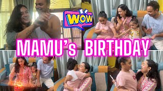 MAMU’s BIRTHDAY Special  Aarohi Risayera Aapat  Birthday namauney vanda vayo Surprise   Aarsu [upl. by Llerod]