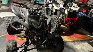 Polaris scrambler 1000 vs Honda trx 700xx test 1 sound canada motorsport offroad [upl. by Linnell]