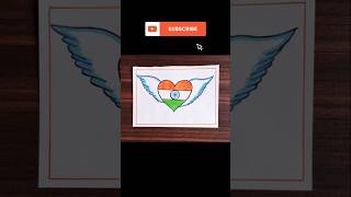 I Tried To Draw Easiest INDIAN FLAG  Flag drawing [upl. by Ylrad]