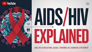 AIDS  HIV symptoms causes transmission and treatment of AIDS in HindiUrdu  Medical Lectures [upl. by Aihsyt777]