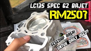 LC135  Spec 62 Bajet RM250 Untuk Daily Use Unboxing Blockset [upl. by Lipkin755]