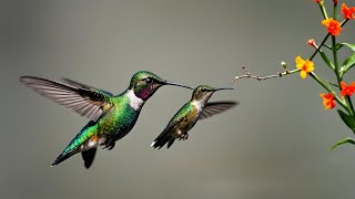 How Hummingbirds Hover Natures Tiny Helicopters Explained [upl. by Akirderf]