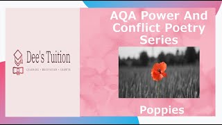 Poppies Power and Conflict [upl. by Esylle]