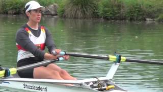 Rudern in Basel  RC Blauweiss Ruderin Nora Fiechter  Rowing the single [upl. by Lilia]