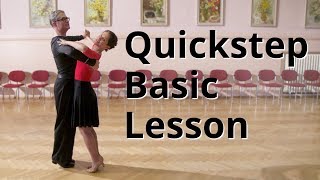 Quickstep Basic Lesson  Ballroom Dance [upl. by Hcra]