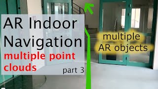 Unity tutorial AR Indoor Navigation with Vuforia Engine  AR objects in multiple Area Targets [upl. by Sam]