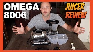 OMEGA 8006 Juicer Review Assembly amp Demonstration [upl. by Aihsemaj]