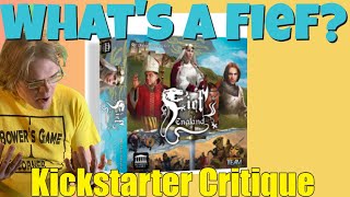 Fief England  Alliances Treachery and Power  Kickstarter Critique Review [upl. by Row]