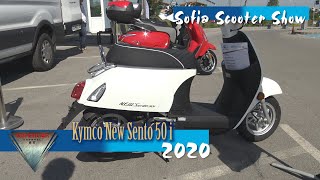 2020 Kymco new sento 50i Walkaround All New Sofia Scooter Fest [upl. by Nnylannej]