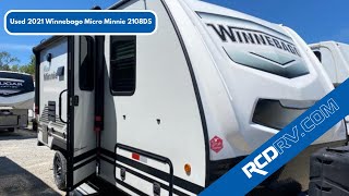 Used 2021 Winnebago Micro Minnie 2108DS  Medina [upl. by Maltz]