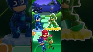 PJ Masks  Owlette 🆚 CatBoy 🆚 Red Spiderman X Dance Song Tiles Hop EDM Rush shortsviral [upl. by Voe]