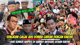 SENGKUNI gagal Adu Domba GIBRAN dengan RAKYAT Lihat  Kunker WAPRES Di sambut ANTUSIAS JUTAAN RAKYAT [upl. by Sulrac693]