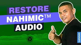 Restore Nahimic Audio Driver in Lenovo Legion Gaming Laptop [upl. by Gruber]