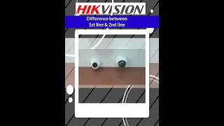 Difference between Hikvision 1st line IP camera amp 2nd line IP camera homesecuritycamera [upl. by Nueoht562]