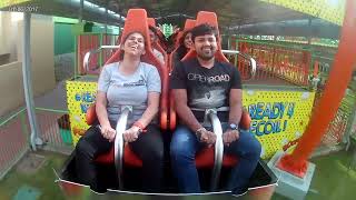 Sunkid RECOIL Roller Coster  Wonderla Amusement Park  Wonderla Bangalore [upl. by Ainitsirk694]