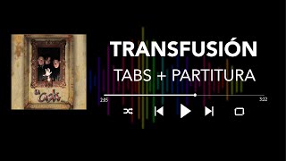 La Castañeda  Transfusión Bass Cover Tabs  Partitura  Acordes [upl. by Marylou]