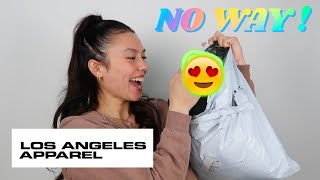 LOS ANGELES APPAREL TRY ON HAUL 2022 [upl. by Haroppiz]