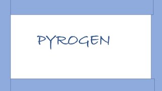 Pyrogen  endotoxin  introduction of pyrogen [upl. by Aicenek]