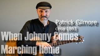 When Johnny Comes Marching Home  Guitar Lesson [upl. by Cal]