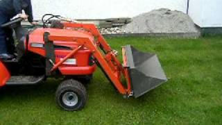 Rasentraktor Eigenbau Hydraulik Frontlader Homemade Lawn Mower Front End Loader [upl. by Leandro360]