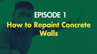 BOYSEN PINTANONG How to Repaint Concrete Walls [upl. by Giwdul]