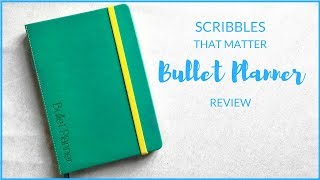 Scribbles That Matter Bullet Planner Review  The Boosted Journal [upl. by Inohs]