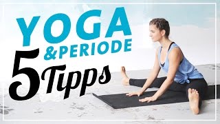 Yoga amp Periode  Die 5 besten Tipps  Sind Umkehrhaltungen gefährlich [upl. by Malilliw586]