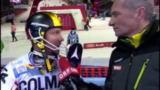 Marcel Hirscher  Fast von einer Drohne getroffen [upl. by Huston]