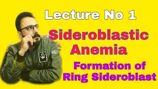 Sideroblastic Anemia Lecture 1 [upl. by Millan]