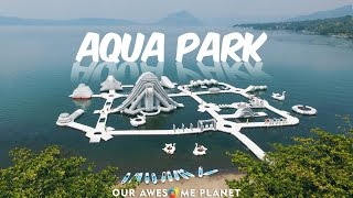 Aqua Park in Taal Lake Club Balai Isabel Taal Batangas Philippines [upl. by Merrily]