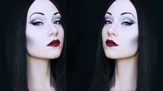 Morticia Addams Makeup Tutorial [upl. by Tanny]