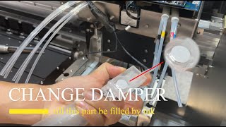 How to change DTF PRINTERS DAMPER [upl. by Yordan847]