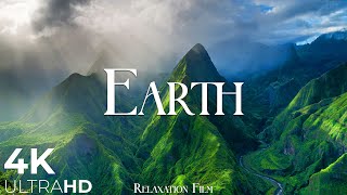 EARTH 4K  Relaxation Film  Peaceful Relaxing Music  Nature 4k Video UltraHD  OUR PLANET [upl. by Shirlene]