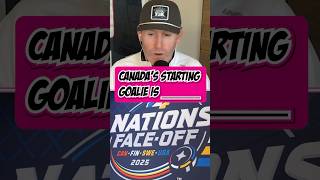 Who should Canada’s starting goalie be at the Four Nations FaceOff [upl. by Adekram906]