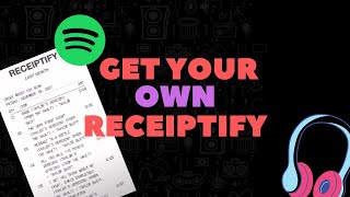 How To Get Receiptify From Spotify [upl. by Agarhs]