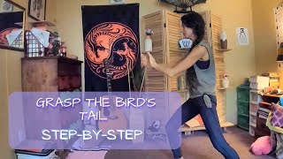 Easy StepbyStep Tai Chi  Grasping the Birds Tail [upl. by Aical]