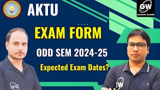 AKTU Exam Form I 202425 Odd Semesters [upl. by Ecaidnac]