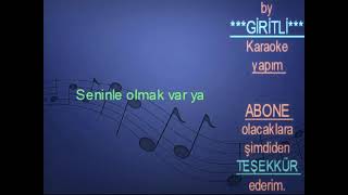 METİN ÖZÜLKÜSeninle olmak varya Orjinal Karaoke [upl. by Animor]