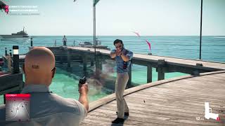 Playing Hitman 3 with GOD MODE at luxury resort No Damage Run [upl. by Bautista]