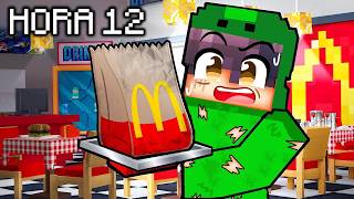 24 Horas En Un McDonalds De Minecraft [upl. by Limak]