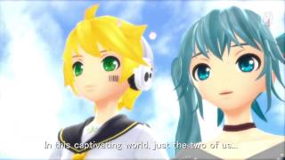 Hatsune Miku Project DIVA F 2nd 『WORLDS END UMBRELLA』 English subtitles [upl. by Verna]