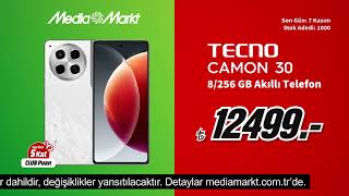 Rengarenk Şahane Kasım Başladı TECNO Camon 30 Akıllı Telefon 12499TL [upl. by Pollyanna714]