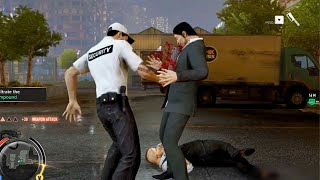 Sleeping Dogs  Security Cop Brutal Combat amp Environmental Takedowns PC [upl. by Ackler759]