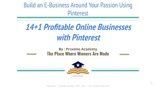 141 Profitable Online Businesses with Pinterest Video පාඩම් මාලාව අංක 7 [upl. by Harutak]