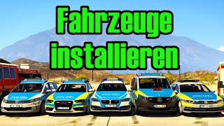 Deutsche FAHRZEUGE INSTALLIEREN 2023  Installation Autos LSPDFR  GTA 5 LSPDFR Tutorial Deutsch [upl. by Vine]