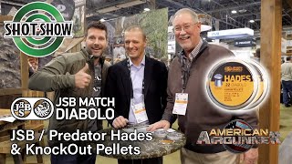 SHOT Show 2020  JSB  Predator Hades and KnockOut Pellets [upl. by Nnylsoj]