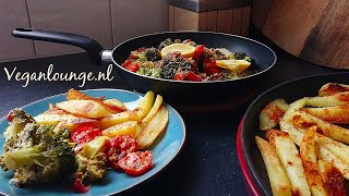 GESTOOMDE BROCCOLI RECEPT🥦 MET HUISGEMAAKTE FRIETEN🍟  OVERHEERLIJK EN GEZOND😋 [upl. by Ajnos]